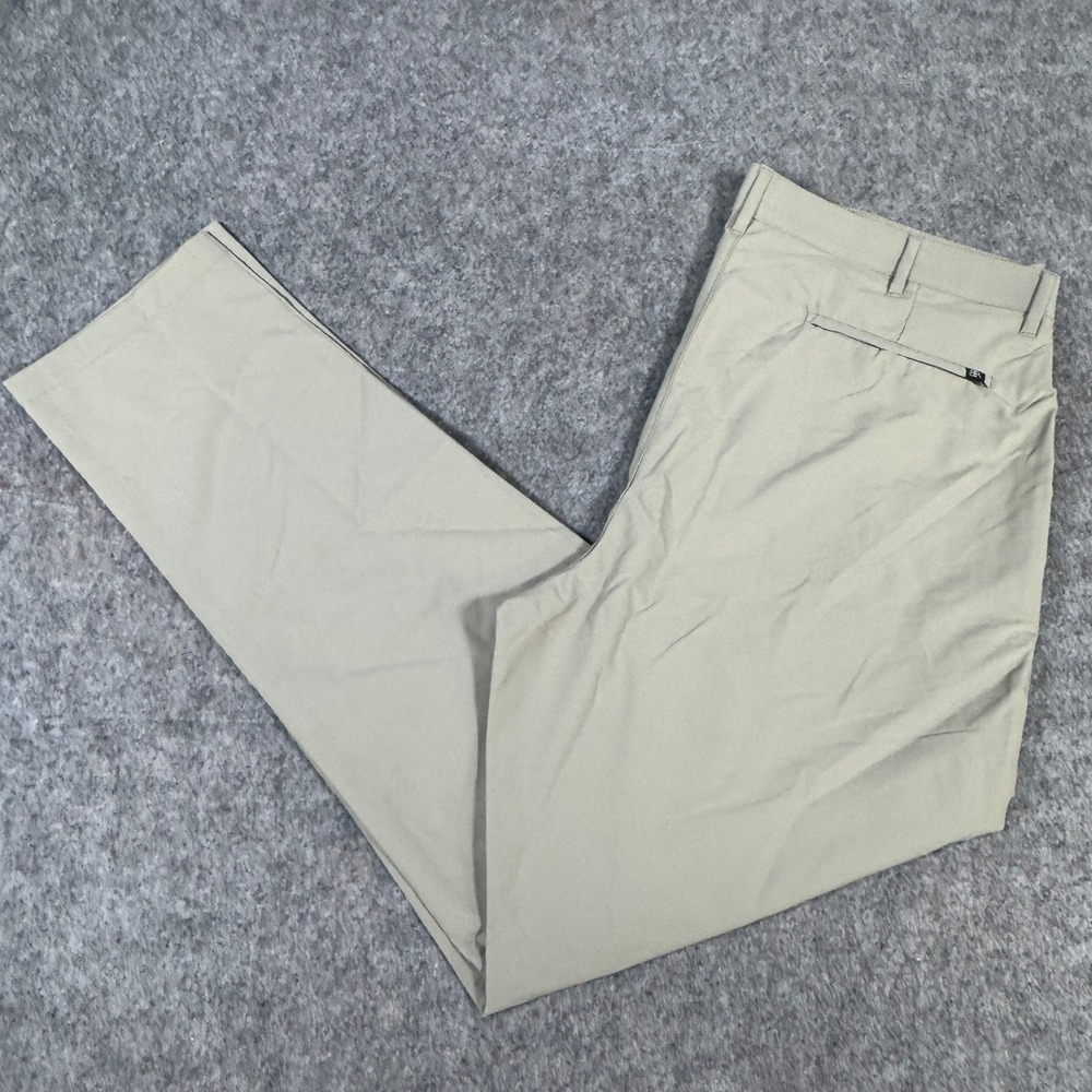 Banana Republic Core Temp Performance Pants Mens 40x34 Khaki Tan Straight Leg